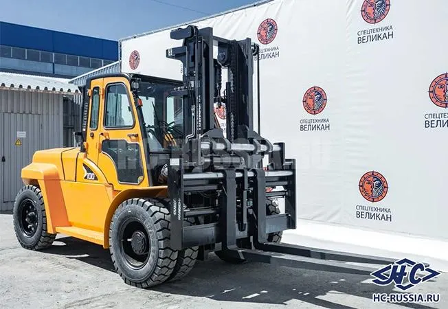 Иллюстрация дизельного вилочного погрузчика Hangcha CPCD100-XRW14 серии X