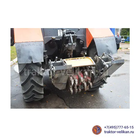 Машина фрезерная ДЭМ-121 с опорными лыжами